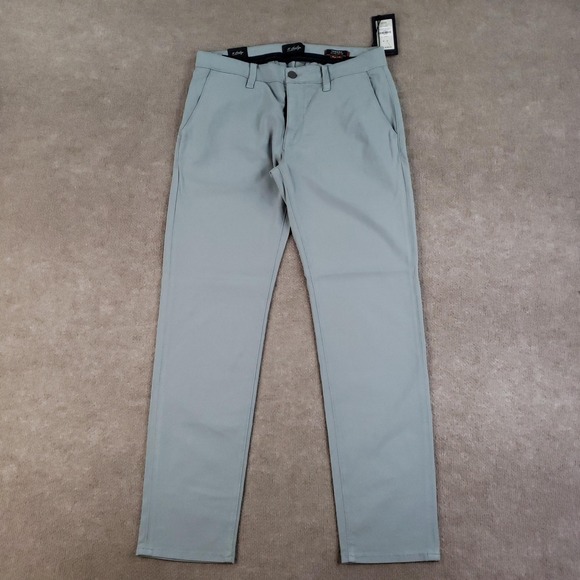 34 Heritage Verona Pants Mens 34x32 Gray Slim Leg Mid Rise Citadel High Flyer - Picture 1 of 16